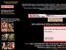 Tablet Screenshot of greatkat.com